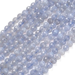 Натуральный голубой кружевной агат бисер нитей&nbsp;G-C280-B07-6mm