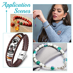 200 шт. кольцевые разделительные бусины из нержавеющей стали 304&nbsp;STAS-UN0058-87D-P