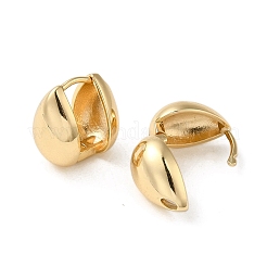 真鍮製フープピアス  ティアドロップ  ライトゴールド  15x10mm&nbsp;EJEW-L271-28KCG