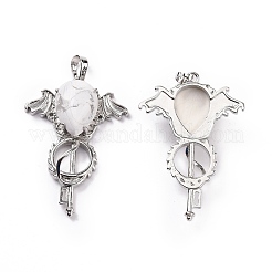 Подвески из натурального говлита в форме капли&nbsp;G-P496-03P-25