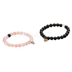 2шт. сплав сердца магнитные парные браслеты&nbsp;FS-WG324B5-01