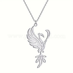 Женские ожерелья с подвеской Феникс из нержавеющей стали 201&nbsp;FS-WGE92FC-01