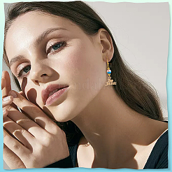 1 комплект подвесок в виде музыкальных инструментов из цинкового сплава в тибетском стиле&nbsp;FIND-SC0019-43