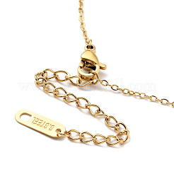 Collar con colgante de llave maestra de rhinestone con mal de ojo&nbsp;NJEW-P229-04G