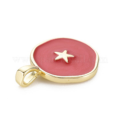 Латунь эмаль подвески KK-Q283-057B-NR