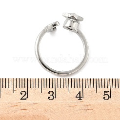 Латунные вращающиеся манжеты для женщин&nbsp;RJEW-C132-02P