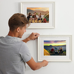 10 шт. 2 стиля алюминиевая термотрансферная фотопластина AJEW-DC0002-05