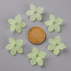 Матовые акриловые колпачки из бисера MACR-S371-05A-728