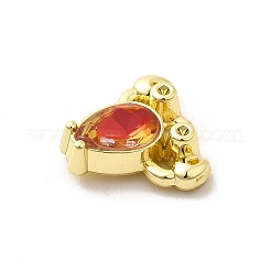 Legierung rhinestone-anhänger&nbsp;PALLOY-D330-02G-02A