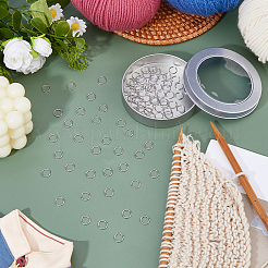 100 шт. латунный маркер для фиксации стежков&nbsp;FIND-HS0002-20P