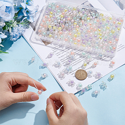 200 шт. Прозрачные акриловые бусины&nbsp;TACR-UN0001-04