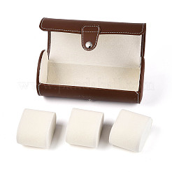 3-слотовые футляры для часов из искусственной кожи&nbsp;CON-T001-02B