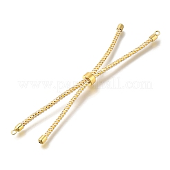 Изготовление браслета-слайдера из плетеного хлопкового шнура&nbsp;LS-MAK-R001-01G-17