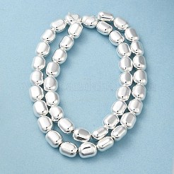 Fili di perline di ematite sintetica non magnetica elettrolitica&nbsp;G-Q1009-J02-01