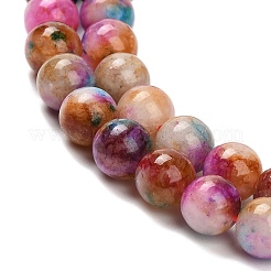 Бусины из натурального белого нефрита G-Z097-A01-6mm-A