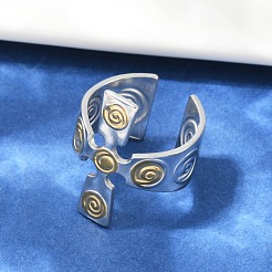 Кольца-манжеты из нержавеющей стали 304&nbsp;RJEW-S630-01GP-A