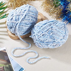 2 моток полиэфирной пряжи для вязания спицами и крючком OCOR-TA0003-09B