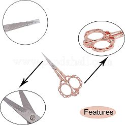 Edelstahl-Nähschere&nbsp;TOOL-WH0018-32RGP