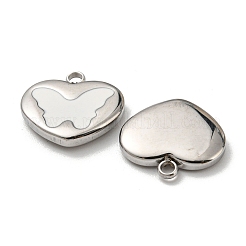 Подвески из нержавеющей стали 304 с эмалью&nbsp;STAS-L022-008P