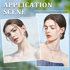 4 пара латунных плоских круглых сережек-гвоздиков с микропаве из кубического циркония ZIRC-BBC0001-96