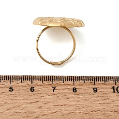 Offene Manschettenringe aus Edelstahl 304 für Damen&nbsp;RJEW-A093-02G