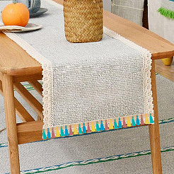 Красочная отделка бахромой из полиэстера с кисточками&nbsp;OCOR-WH0003-040