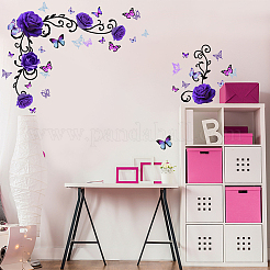 Наклейки на стену из пвх&nbsp;DIY-WH0228-832