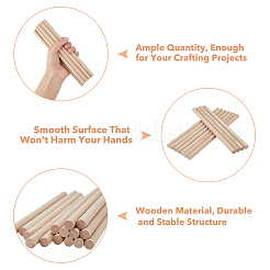 Деревянные ремесленные палочки WOOD-WH0125-11G