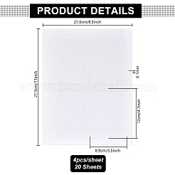 Пустая этикетка для вина DIY-WH0060-63A-01