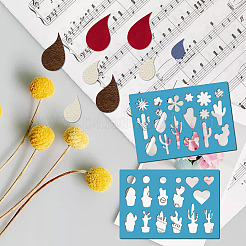 Акриловая серьга ручной работы шаблон&nbsp;DIY-WH0359-035