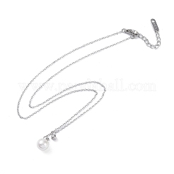 Ожерелья из нержавеющей стали 304 с цепочкой из троса&nbsp;NJEW-G081-06P