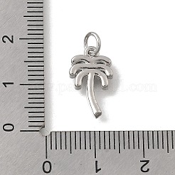 Латунные микропаве прозрачные подвески с фианитом&nbsp;KK-D431-054P