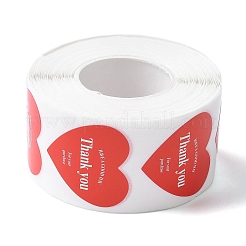 500 шт. сердце с наклейками-словами благодарности&nbsp;DIY-U008-01D