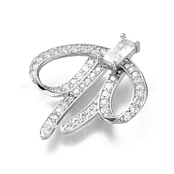 925 подвеска из стерлингового серебра с прозрачными кубическими цирконами&nbsp;STER-P067-04P