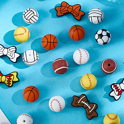 12 стиль силиконовых бусин SIL-PA0001-06