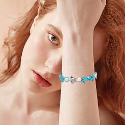 Набор для самостоятельного изготовления бисерных украшений на тему океана DIY-NB0009-61