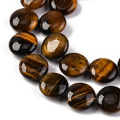 Природных тигровый глаз бисер нитей G-C159-A07-01