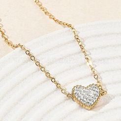 Valentinstag-Armbänder aus Edelstahl 304 mit Strassherzen&nbsp;SA-CBA5F76-04G