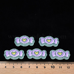 Abalorios de acrílico transparentes&nbsp;MACR-S374-05B-05