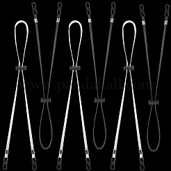 12 pièce de chapeau en polyester de 2 couleurs&nbsp;AJEW-CP0010-13