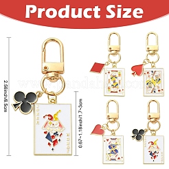 4 pendentif décoratif en alliage émaillé&nbsp;HJEW-YW00379