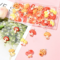 32шт 9 стиля подвески из смолы&nbsp;RESI-FS0002-30