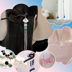 36 шт. 3 стиля 925 серебряных булавки для глаз STER-PH0002-65