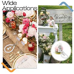 Подвеска из акрила с имитацией жемчуга и сплава&nbsp;HJEW-CJ00089