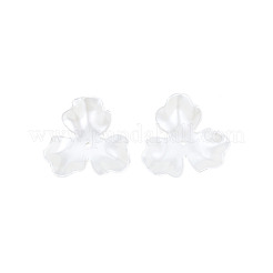 3-лепестковый абс пластмассовый имитационный жемчуг шарики OACR-T018-05