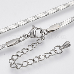 Ожерелье из цепочек-елочек из нержавеющей стали 304 STAS-T053-02P-NF