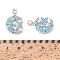 Colgantes de rhinestone de bronce&nbsp;RB-CBA6BF7-01P