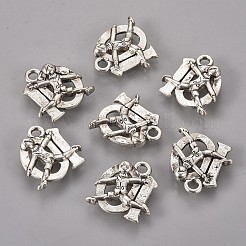 Сплавочные подвески тибетского стиля&nbsp;LS-TIBEP-GC149-AS-RS