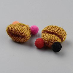 Handgefertigte Puppenmütze aus Polyester&nbsp;AJEW-WH0348-354L