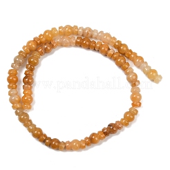 Природный Топаз нефрита бисер нитей G-P595-B03-01